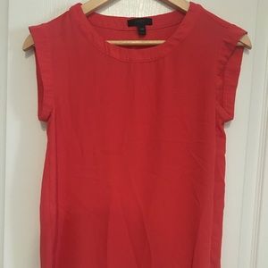 J. Crew Red blouse 000